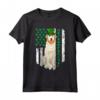 Bandiera Irlandese San Patrizio Kuvasz Maglietta - Design Divertente per Amanti dei Cani - Ideale per la Festa di San Patrizio