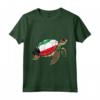 Kuwait Turtle Pride Bandiera del Kuwait Roots Souvenir Maglietta - Ideale per Mostrare Orgoglio Kuwaitiano e Come Regalo Culturale