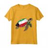 Kuwait Turtle Pride Bandiera del Kuwait Roots Souvenir Maglietta - Ideale per Mostrare Orgoglio Kuwaitiano e Come Regalo Culturale