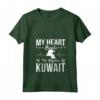 Kuwait Kuwait Radici Kuwaitiane - Patrimonio orgoglioso - Kuwait Bandiera del Kuwait Maglietta con Collo a V - Mostra il tuo orgoglio nazionale!