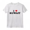 Country Heart Pride - Funny I Love Kuwait Maglietta - Ideale per esprimere l'amore per il Kuwait durante le vacanze
