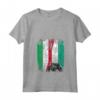 KUWAIT ITALIA Bandiera Amicizia | KUWAIT Maglietta con Collo a V - Leggera e Taglio Classico - Esprimi l'Amicizia tra Kuwait e Italia