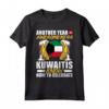 Kuwait Kuwait Radici Kuwaitiane - Orgoglioso Patrimonio Kuwait - Bandiera del Kuwait Maglietta per Celebrare l'Eredità Kuwaitiana