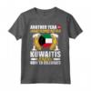 Kuwait Kuwait Radici Kuwaitiane - Orgoglioso Patrimonio Kuwait - Bandiera del Kuwait Maglietta per Celebrare l'Eredità Kuwaitiana