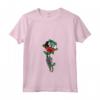 Donna Kuwait Rose Flag Pride Roots Souvenir Maglietta - Hand Skeleton Holding Rose - Ideale per Mostrare Orgoglio e Amore per il Kuwait