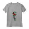 Donna Kuwait Rose Flag Pride Roots Souvenir Maglietta - Hand Skeleton Holding Rose - Ideale per Mostrare Orgoglio e Amore per il Kuwait