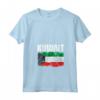 Emblema della Mappa della Bandiera del Kuwait Maglietta con Collo a V - Orgoglio Kuwaitiano - Leggera e Taglio Classico