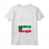 Emblema della Mappa della Bandiera del Kuwait Maglietta con Collo a V - Orgoglio Kuwaitiano - Leggera e Taglio Classico