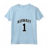 Kuwait One - Orgoglioso Kuwait Maglietta con Collo a V per Mostrare l'Amore per il Calcio Nazionale