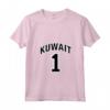 Kuwait One - Orgoglioso Kuwait Maglietta con Collo a V per Mostrare l'Amore per il Calcio Nazionale