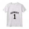 Kuwait One - Orgoglioso Kuwait Maglietta con Collo a V per Mostrare l'Amore per il Calcio Nazionale