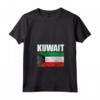 Emblema Bandiera Kuwait Maglietta con Collo a V - Mostra il tuo Orgoglio - Acquista Online