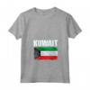 Emblema Bandiera Kuwait Maglietta con Collo a V - Mostra il tuo Orgoglio - Acquista Online