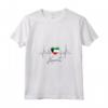 Donna Kuwait Heartbeat ECG Pulse Pride Bandiera Kuwait Roots Souvenir Maglietta con Collo a V - Ideale per Mostrare il Tuo Orgoglio del Kuwait