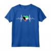Kuwait Bandiera Cuore Kuwait - Maglietta Amore e Supporto alla Nazionalità - Ideale per Regali e Vacanze