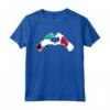 Kuwait Giappone Bandiera - Kuwait Giapponese Cuore Maglietta - Design Heritage Mix - Ideale per Mostrare il Tuo Orgoglio