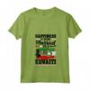 Donna Kuwaitiano Kuwait Bandiera Kuwaitiana Sposata con un Kuwaitiano - Maglietta Collo a V - Kuwaitian Pride Design - Ideale per Chiunque Abbia Patrimonio Kuwaitiano