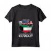 Kuwait Kuwait Radici Kuwaitiane - Maglietta Bandiera del Kuwait con Collo a V - Mostra il tuo Orgoglio Nazionale!