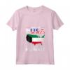 Kuwait Kuwait Radici Kuwaitiane - Maglietta Bandiera del Kuwait con Collo a V - Mostra il tuo Orgoglio Nazionale!