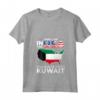 Kuwait Kuwait Radici Kuwaitiane - Maglietta Bandiera del Kuwait con Collo a V - Mostra il tuo Orgoglio Nazionale!