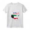 Kuwait Kuwait Radici Kuwaitiane - Maglietta Bandiera del Kuwait con Collo a V - Mostra il tuo Orgoglio Nazionale!
