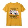 Kuwait Girl - Carta d'imbarco del Kuwait - Kuwait Maglietta per Donne Patriottiche - Ideale come Regalo per il Trasferimento dal Kuwait