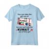 Kuwait Girl - Carta d'imbarco del Kuwait - Kuwait Maglietta per Donne Patriottiche - Ideale come Regalo per il Trasferimento dal Kuwait