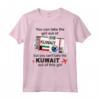 Kuwait Girl - Carta d'imbarco del Kuwait - Kuwait Maglietta per Donne Patriottiche - Ideale come Regalo per il Trasferimento dal Kuwait
