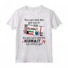 Kuwait Girl - Carta d'imbarco del Kuwait - Kuwait Maglietta per Donne Patriottiche - Ideale come Regalo per il Trasferimento dal Kuwait