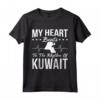 Kuwait Kuwait Radici Kuwaitiane Patrimonio orgoglioso - Bandiera del Kuwait Maglietta per Mostrare il Tuo Amore Nazionale