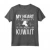 Kuwait Kuwait Radici Kuwaitiane Patrimonio orgoglioso - Bandiera del Kuwait Maglietta per Mostrare il Tuo Amore Nazionale