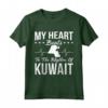 Kuwait Kuwait Radici Kuwaitiane Patrimonio orgoglioso - Bandiera del Kuwait Maglietta per Mostrare il Tuo Amore Nazionale