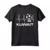 Kuwait - Maglietta da Calcio Jersey Idea Regalo Calcio del Kuwait - Pallone da Calcio Bandiera Kuwait Shirt Tee & Flag Traveler Gifts