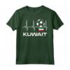 Kuwait - Maglietta da Calcio Jersey Idea Regalo Calcio del Kuwait - Pallone da Calcio Bandiera Kuwait Shirt Tee & Flag Traveler Gifts