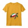 Donna Kuwait Turtle Pride Bandiera Kuwait Roots Uomini Donne Souvenir Maglietta con Collo a V - Mostra il tuo Orgoglio per le Radici Kuwaitiane con questa T-shirt Unica!