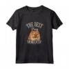 Best Pom Mom Ever - Maglietta Pomerania Spitz Tedesco Nano - Abbigliamento Retrò Vintage per Donne - Idea Regalo Compleanno, Festa della Mamma, Natale