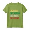 Lucrezia The Women The Myth The Legend Maglietta - Personalizzata per Lucrezia - Regalo divertente per Famiglia e Amici