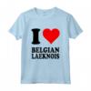 Amo Belgio Laekenois Maglietta - Cuore Rosso - Ideale per gli Amanti dei Cani