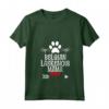 Belga Laekenois Mama Groovy Retro - Maglietta per la Festa della Mamma con Collo a V - Regalo Unico per Amanti dei Cani e Donne con Senso dell'umorismo