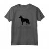 Belga Laekenois Cane Black Silhouette Maglietta - Design Originale per Amanti dei Cani - Per Uomini, Donne, Ragazzi e Ragazze