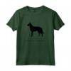 Belga Laekenois Cane Black Silhouette Maglietta - Design Originale per Amanti dei Cani - Per Uomini, Donne, Ragazzi e Ragazze