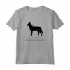 Belga Laekenois Cane Black Silhouette Maglietta - Design Originale per Amanti dei Cani - Per Uomini, Donne, Ragazzi e Ragazze