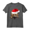 Belga Laekenois Cane Babbo Natale Cappello Natale - Maglietta Divertente per Amanti dei Cani nel Natale con Santa Claus Hat Christmas