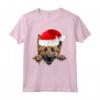 Belga Laekenois Cane Babbo Natale Cappello Natale - Maglietta Divertente per Amanti dei Cani nel Natale con Santa Claus Hat Christmas
