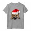 Belga Laekenois Cane Babbo Natale Cappello Natale - Maglietta Divertente per Amanti dei Cani nel Natale con Santa Claus Hat Christmas