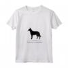Donna Belga Laekenois Cane Black Silhouette Maglietta con Collo a V - Originale Design HapTiger - Ideale per Amanti dei Cani Belgi