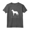 Belga Laekenois Cane Bianco Silhouette Maglietta - Design Originale per Proprietari di Cani - Ideale per Amanti dei Belga Laekenois