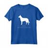 Belga Laekenois Cane Bianco Silhouette Maglietta - Design Originale per Proprietari di Cani - Ideale per Amanti dei Belga Laekenois