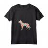 Belga Laekenois Acquerello Fiori Design - Maglietta con Collo a V per Amanti dei Cani - Acquista Online!