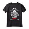 Belga Laekenois Mama Groovy Retro Maglietta per la Festa della Mamma - Regalo Divertente per Amanti dei Cani - Natale, Compleanno, Baby Shower